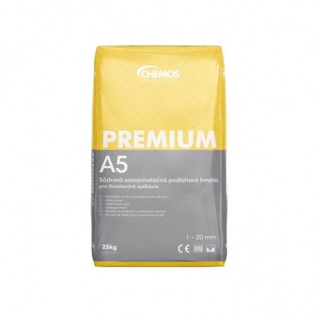 Samonivelační sádrová stěrka Chemos Premium A5 / 25 kg Chemos - 1