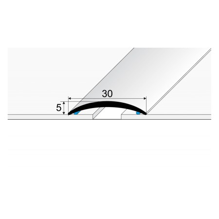 Přechodový profil 30 mm oblý samolepící Dub krémový H64 Profil Team - 1
