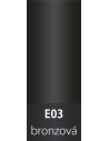 Přechodový profil 30 mm oblý samolepící Bronz E03 Profil Team s. r. o. - 2