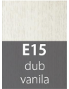 Přechodový profil 30 mm oblý samolepící Dub vanila E15 Profil Team s. r. o. - 2