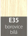 Přechodový profil 40 mm oblý samolepící Borovice bílá E35 Profil Team s. r. o. - 2