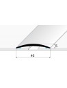 Přechodový profil 40 mm oblý samolepící Borovice bílá E35 Profil Team s. r. o. - 1