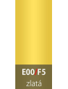 Přechodový profil 30 mm oblý šroubovací Zlatá E00 Profil Team s. r. o. - 2