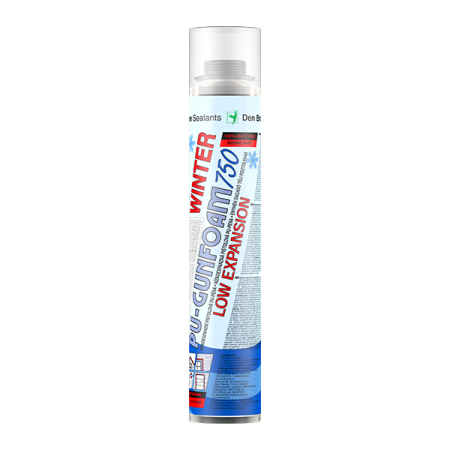 Montážní pěna pistolová nízkoexpanzní winter 750ml Den Braven - 1